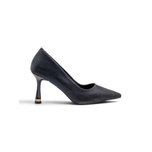 SHOES 1905 SİMLİ KADIN STİLETTO - SİYAH - 40