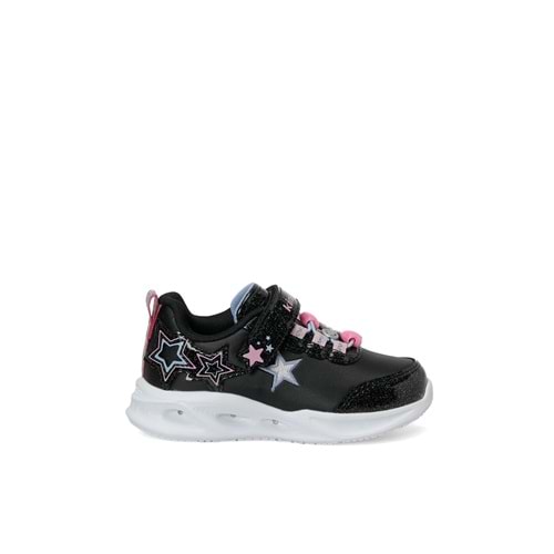 KİNETİX RAMELA GIRL PU P 6PR KIZ ÇOCUK SPOR AYAKKABI - SİYAH - 30