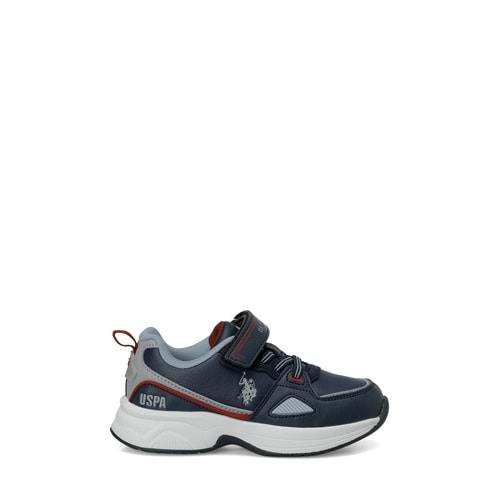 U.S. POLO ASSN. LESSA JR 6PR ERKEK ÇOCUK SPOR AYAKKABI - LACİVERT - 30