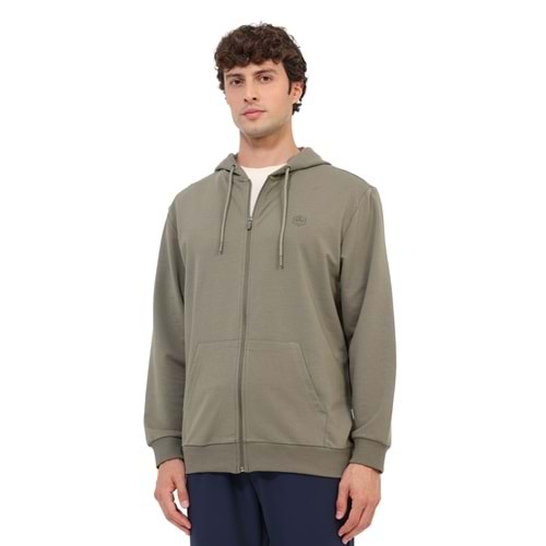 LUMBERJACK MB SN72 FZ HOD 6PR ERKEK EŞOFMAN ÜSTÜ - HAKİ - L