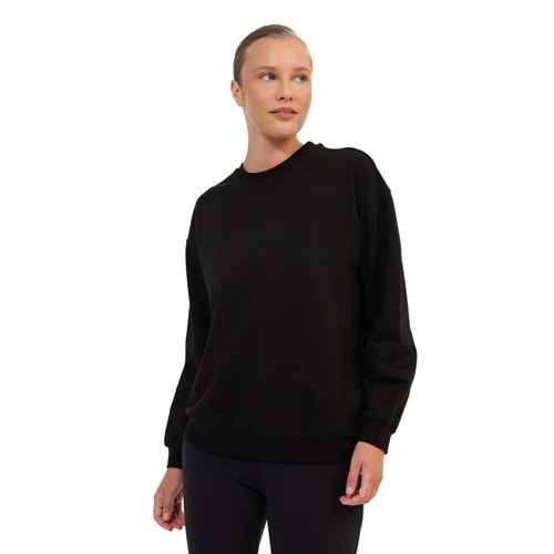 KİNETİX WB 16BIANCA-C 6PR KADIN SWEATSHİRT - SİYAH - L