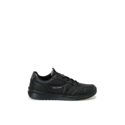 KİNETİX CHIRON PU W 6PR KADIN SNEAKER - SİYAH - 40