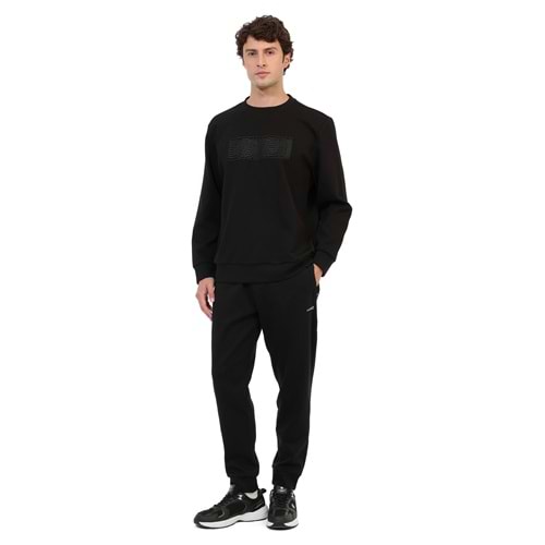 LUMBERJACK ML VANCE 16ITL-14 6PR ERKEK SWEATSHİRT - SİYAH - L