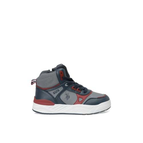 U.S. POLO ASSN. GEOLY JR 6PR ERKEK ÇOCUK HİGH SNEAKER - LACİVERT - 31