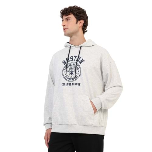 LUMBERJACK ML FRAN 17ID109 6PR ERKEK SWEATSHİRT - A.GRİ - L