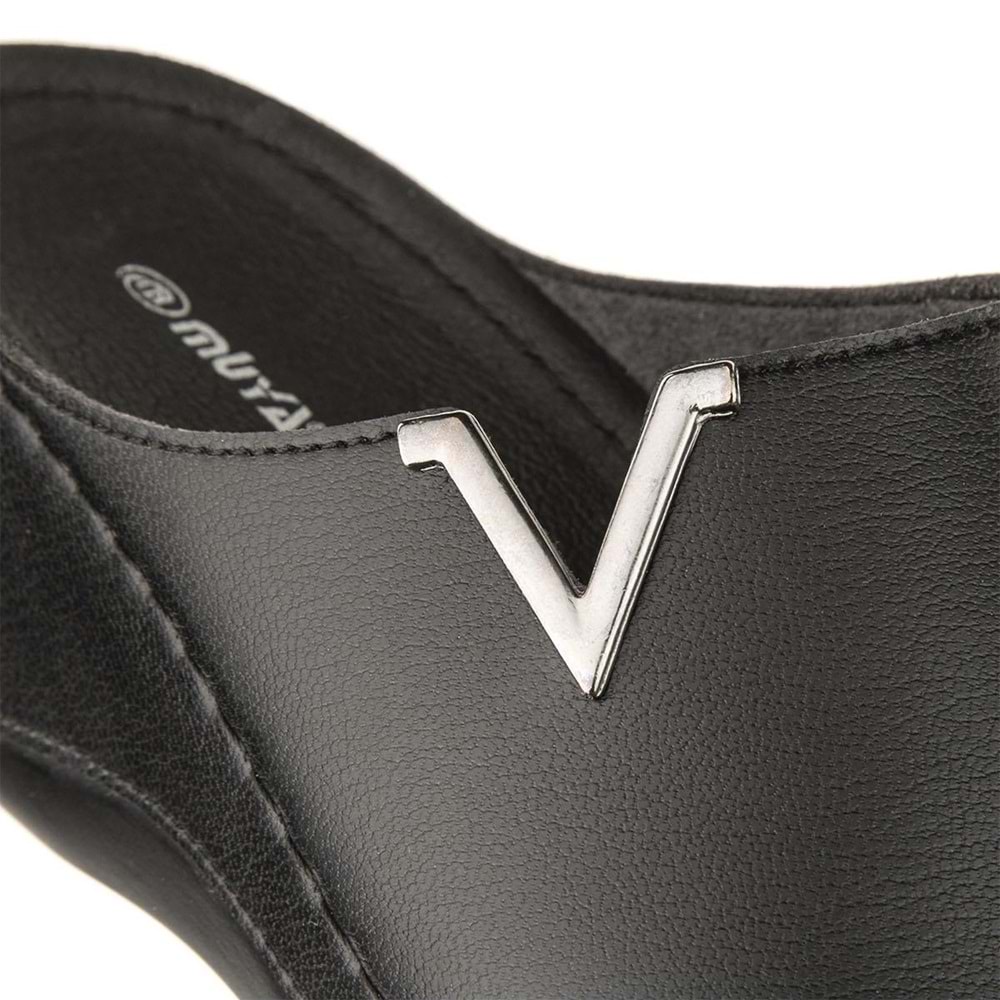 Muya Perla Anatomik Taban Dört Mevsim Kadın Terlik - Siyah - 40