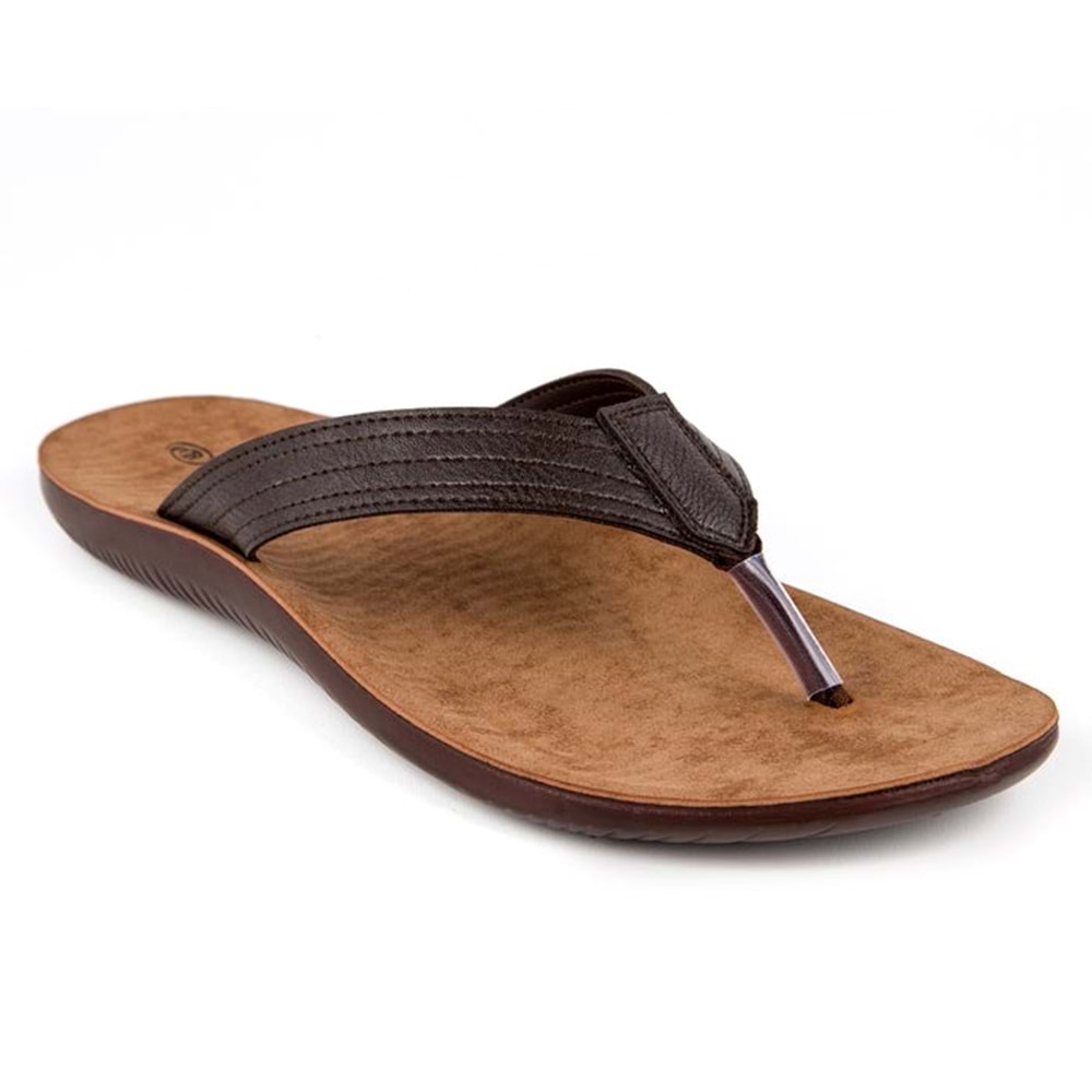 Muya Cliff Anatomik Taban Islak Zemin Erkek Terlik - Kahverengi - 40