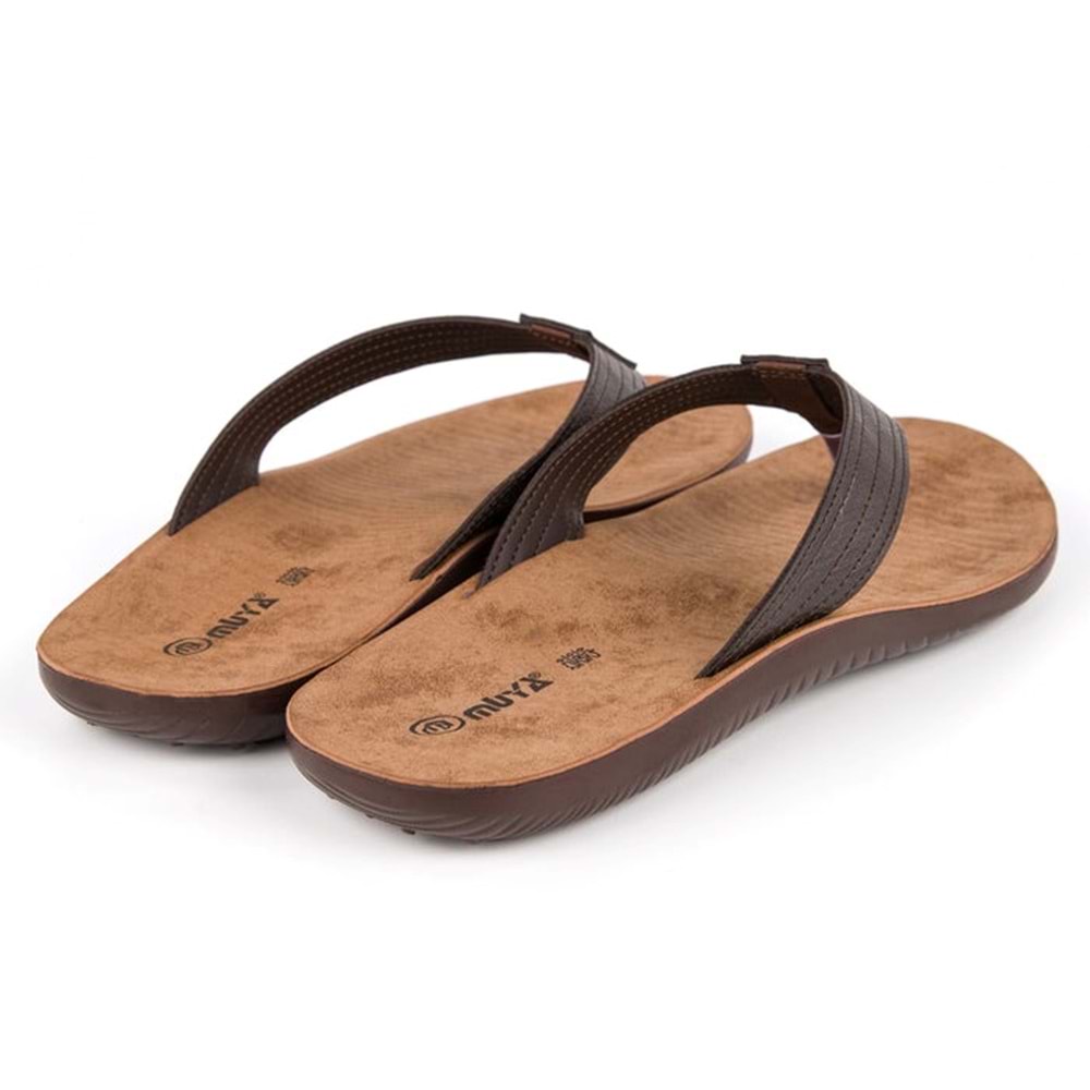 Muya Cliff Anatomik Taban Islak Zemin Erkek Terlik - Kahverengi - 40