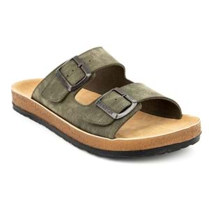 Muya Allen Anatomik Taban Erkek Terlik - Haki - 40