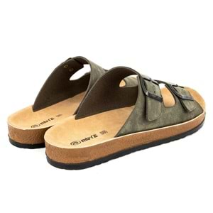 Muya Allen Anatomik Taban Erkek Terlik - Haki - 40