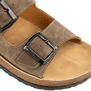 Muya Allen Anatomik Taban Erkek Terlik - Vizon - 45