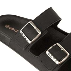 Muya Nova Anatomik Taban Dört Mevsim Erkek Terlik - Siyah - 40