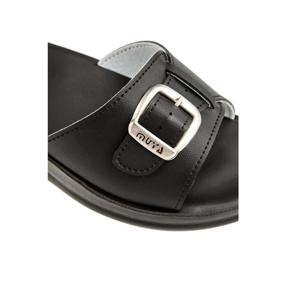 Muya Golden Anatomik Taban Dört Mevsim Kadın Terlik - Siyah - 41