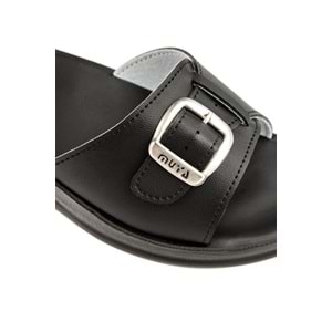 Muya Golden Anatomik Taban Dört Mevsim Kadın Terlik - Siyah - 41