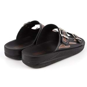 Muya Sports Anatomik Taban Dört Mevsim Erkek Terlik - Siyah-Kahve - 42