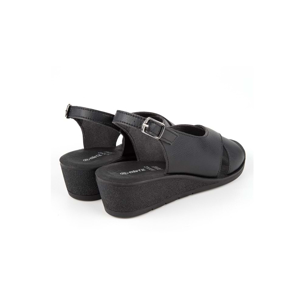 Muya Vienza Anatomik Taban Kadın Sandalet - Siyah - 38