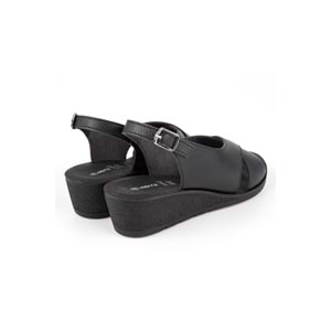 Muya Vienza Anatomik Taban Kadın Sandalet - Siyah - 38
