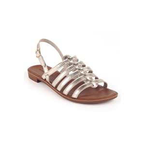 Muya Madaleine Anatomik Taban Kadın Sandalet - Altın - 36