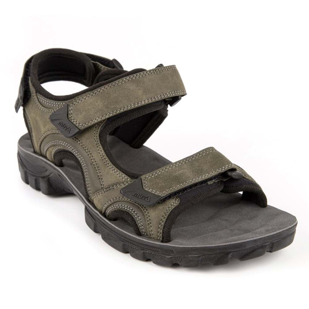 Muya Taurus Anatomik Taban Erkek Sandalet - Haki - 40