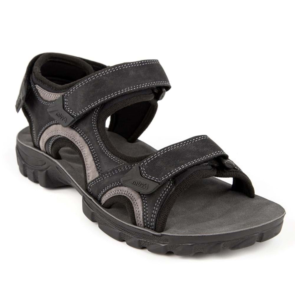 Muya Taurus Anatomik Taban Erkek Sandalet - Siyah - 40