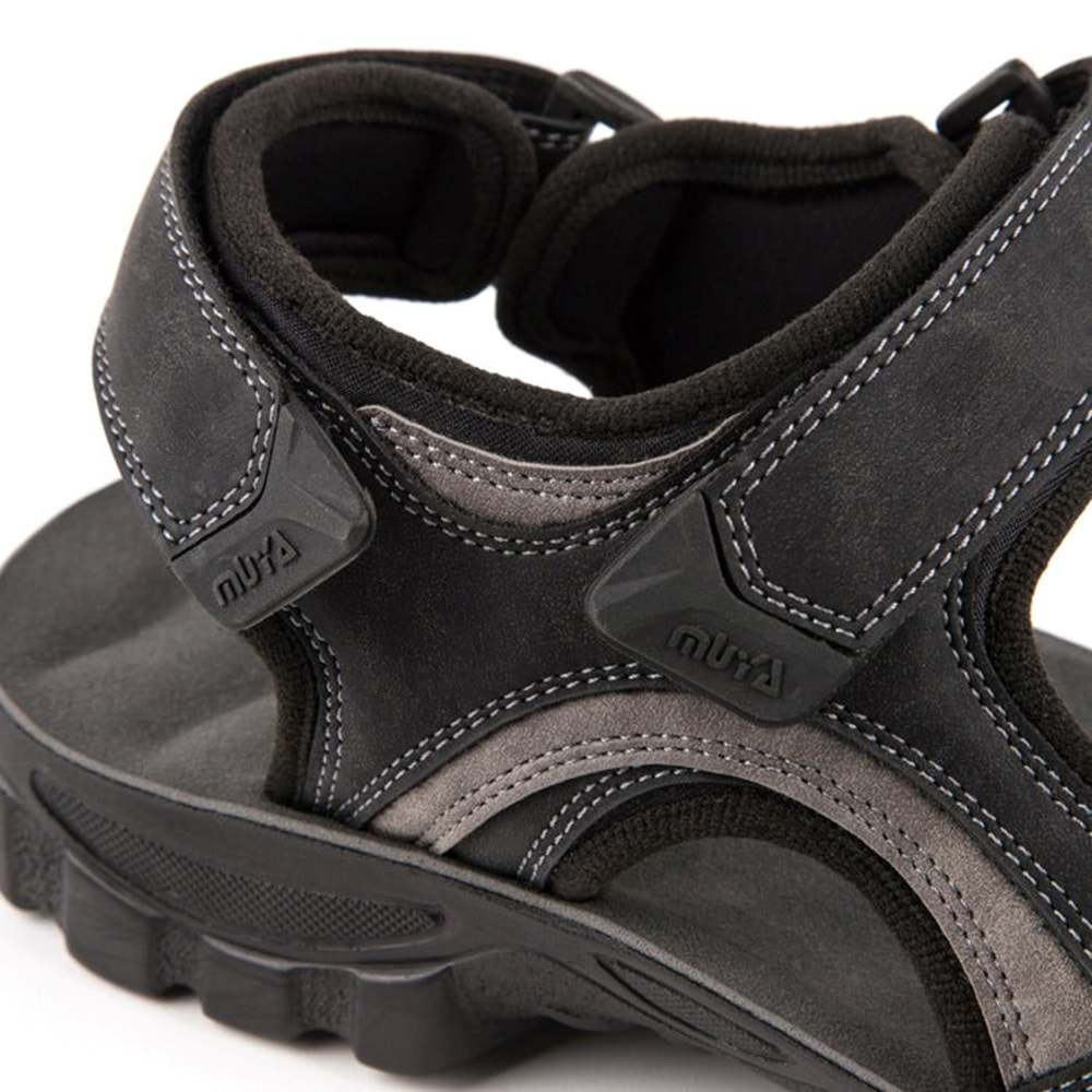Muya Taurus Anatomik Taban Erkek Sandalet - Siyah - 40