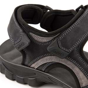 Muya Taurus Anatomik Taban Erkek Sandalet - Siyah - 40