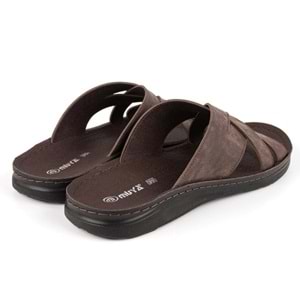 Muya Tiger Anatomik Taban Dört Mevsim Erkek Terlik - Kahverengi - 42