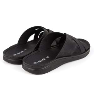 Muya Tiger Anatomik Taban Dört Mevsim Erkek Terlik - Siyah - 41