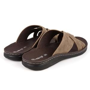 Muya Tiger Anatomik Taban Dört Mevsim Erkek Terlik - Vizon - 40