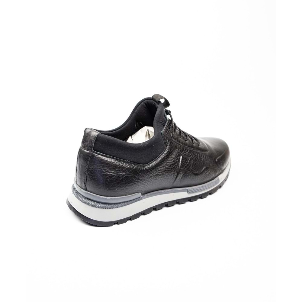 VOYAGER 5333 ERKEK HAKİKİ DERİ SPOR AYAKKABI KIŞ - SİYAH - 44