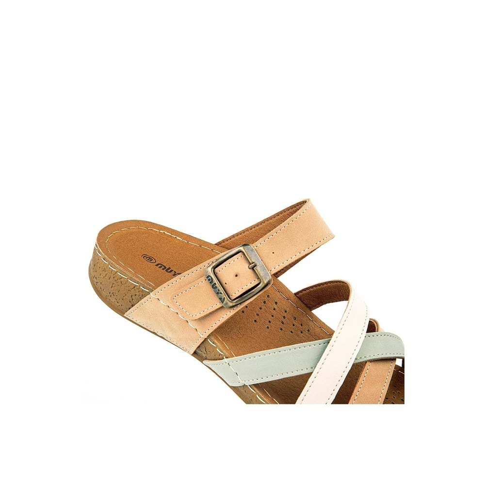 Muya Gizeh Anatomik Taban Kadın Terlik - Kum - 40