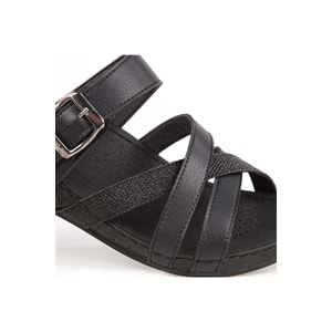 Muya Gizeh Anatomik Taban Kadın Terlik - Siyah - 40