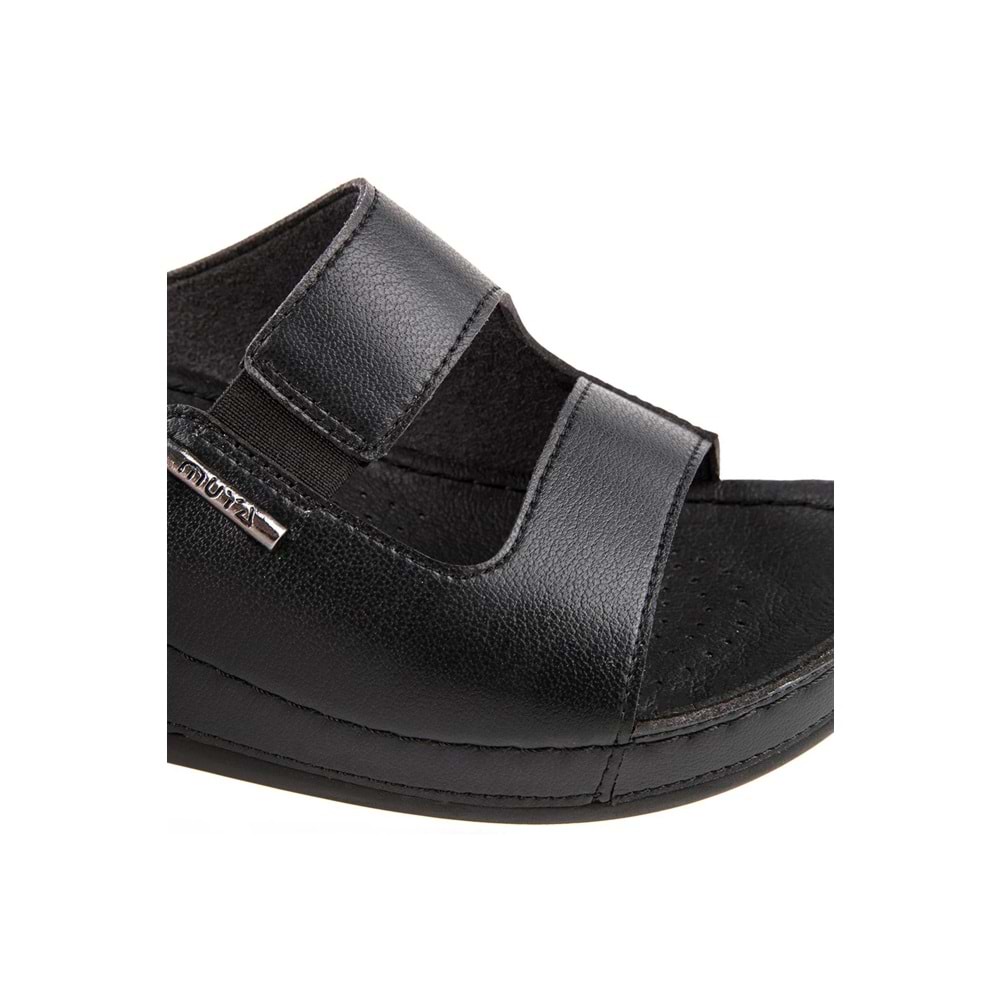 Muya Panna Anatomik Taban Jel Destekli Topuk Dikeni Dört Mevsim Kadın Terlik - Siyah - 36