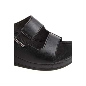 Muya Panna Anatomik Taban Jel Destekli Topuk Dikeni Dört Mevsim Kadın Terlik - Siyah - 36