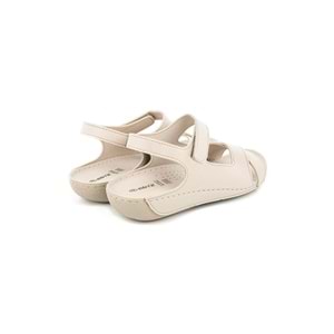 Muya Alula Anatomik Taban Kadın Sandalet - Krem - 40