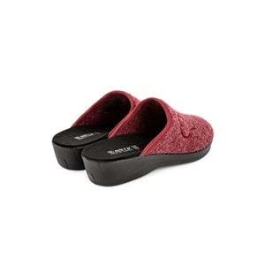 Muya Mochi Anatomik Taban Kadın Ev Terliği - Bordo - 40