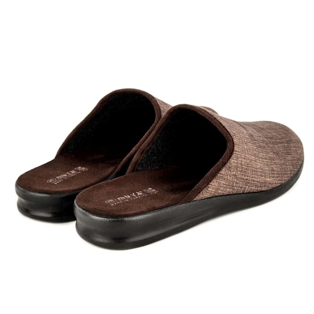 Muya Robin Anatomik Taban Erkek Ev Terliği - Kahverengi - 42