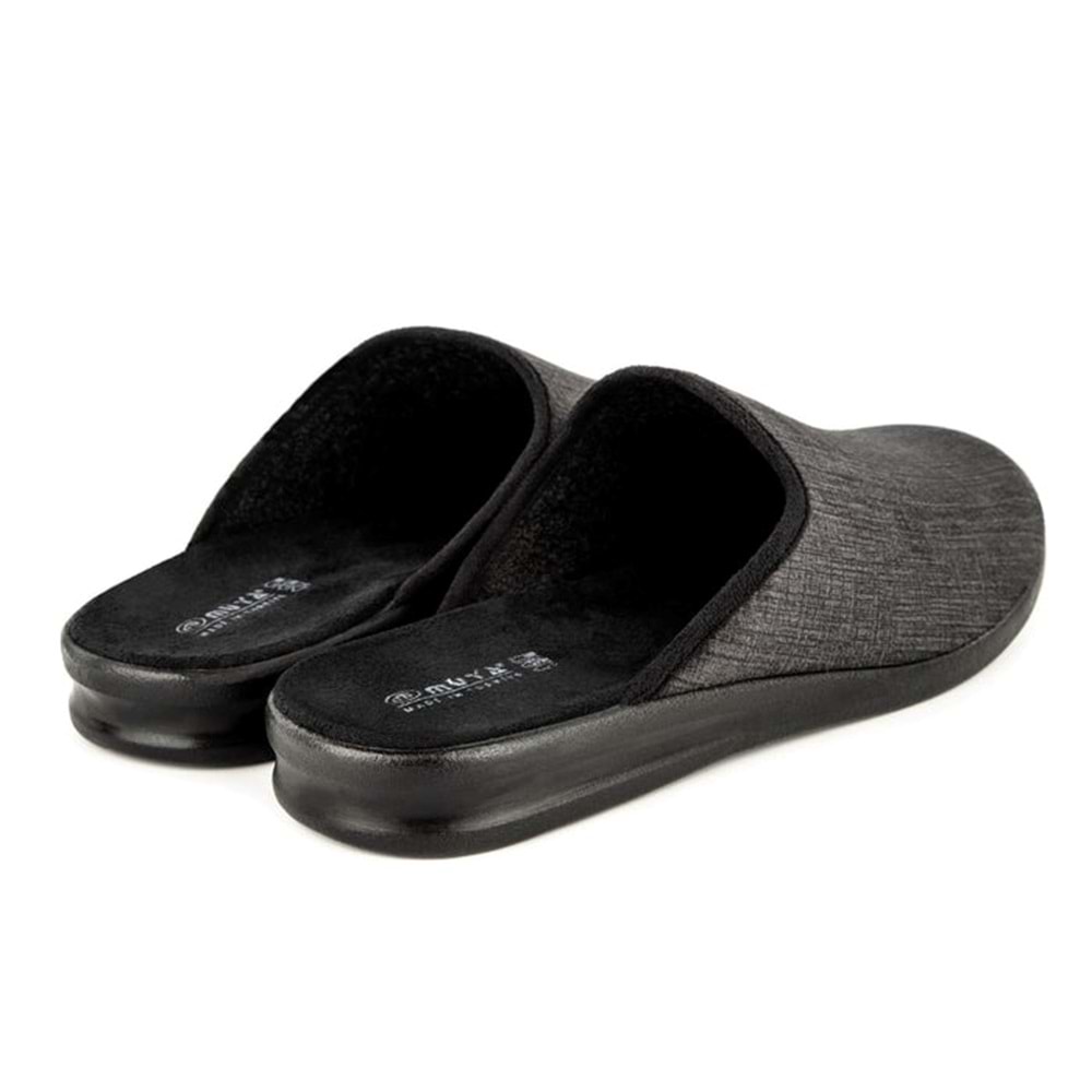 Muya Robin Anatomik Taban Erkek Ev Terliği - Siyah - 40