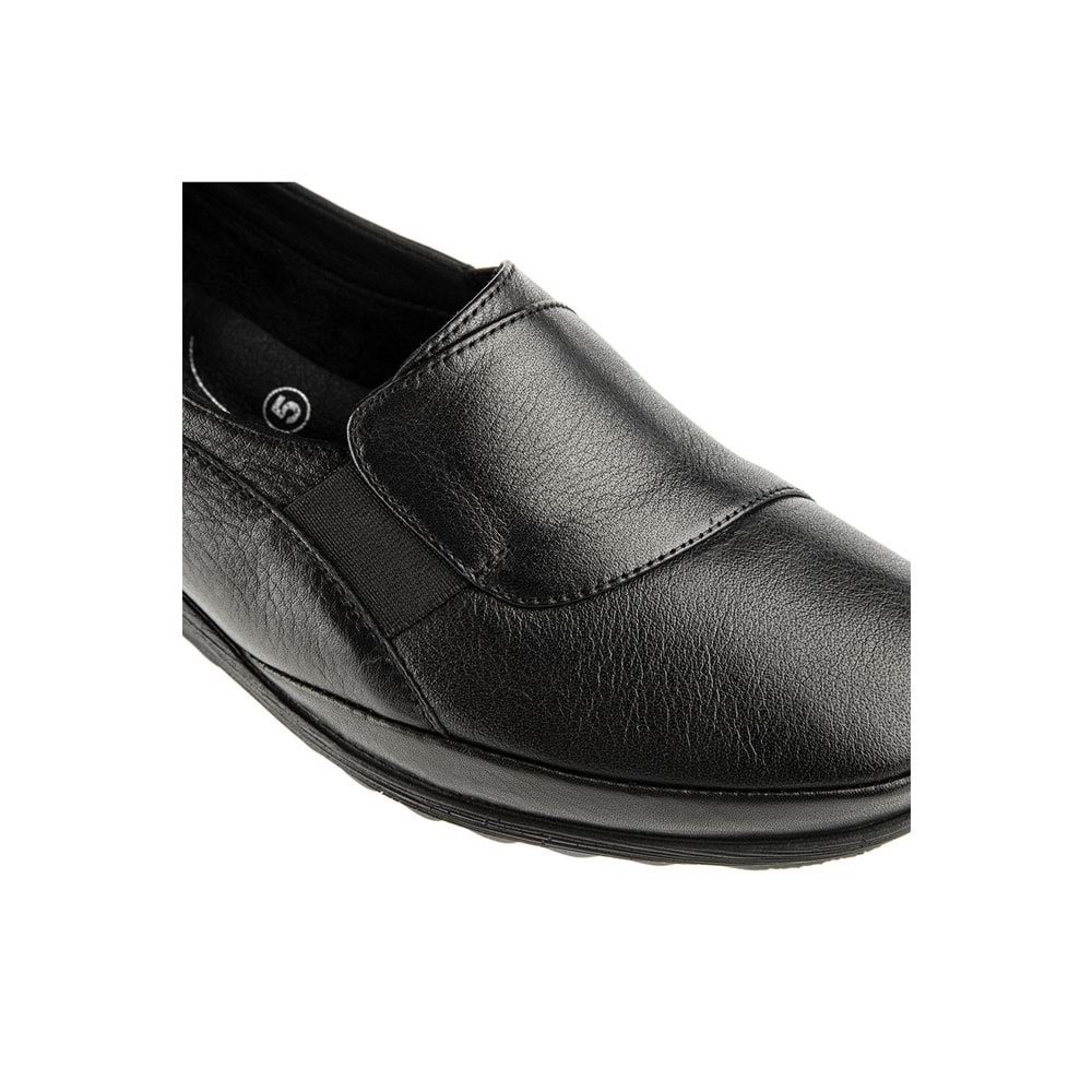 Muya Mary 6 Nokta Anatomik Taban Topuk Dikeni Hakiki Deri Kadın Ayakkabı - Siyah - 36