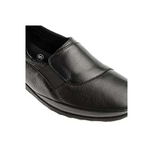 Muya Mary 6 Nokta Anatomik Taban Topuk Dikeni Hakiki Deri Kadın Ayakkabı - Siyah - 36