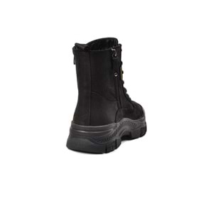 VOYAGER 8893 KADIN DERİ BOT - NUBUK SİYAH - 38