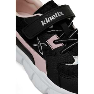 KİNETİX HELIUM J 4FX KIZ ÇOCUK SPOR AYAKKABI - SİYAH-A.PEMBE - 35