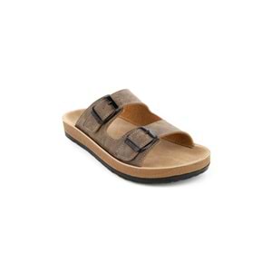 Muya Yuna Anatomik Taban Unisex Terlik - Vizon - 37