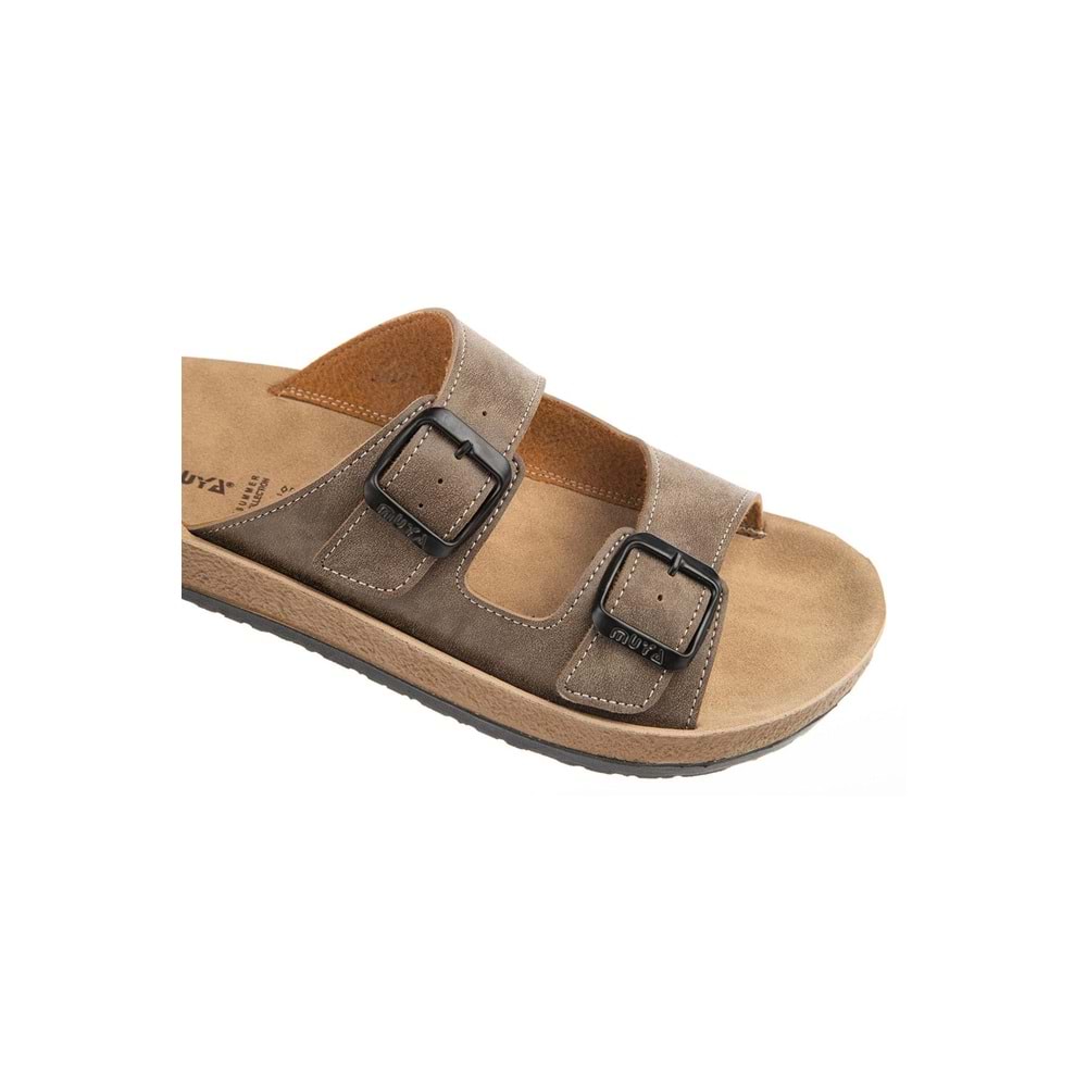 Muya Yuna Anatomik Taban Unisex Terlik - Vizon - 38