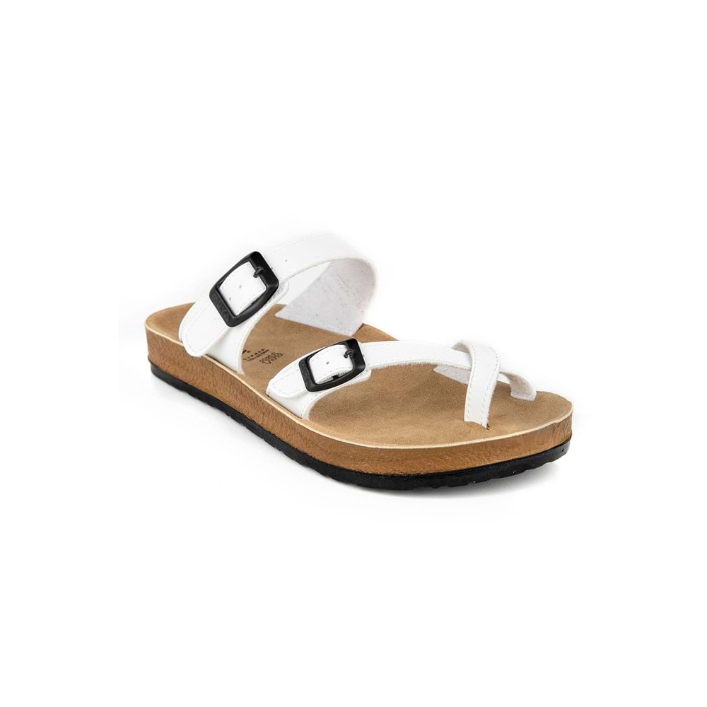 Muya Anny Anatomik Taban Kadın Terlik - Beyaz - 36