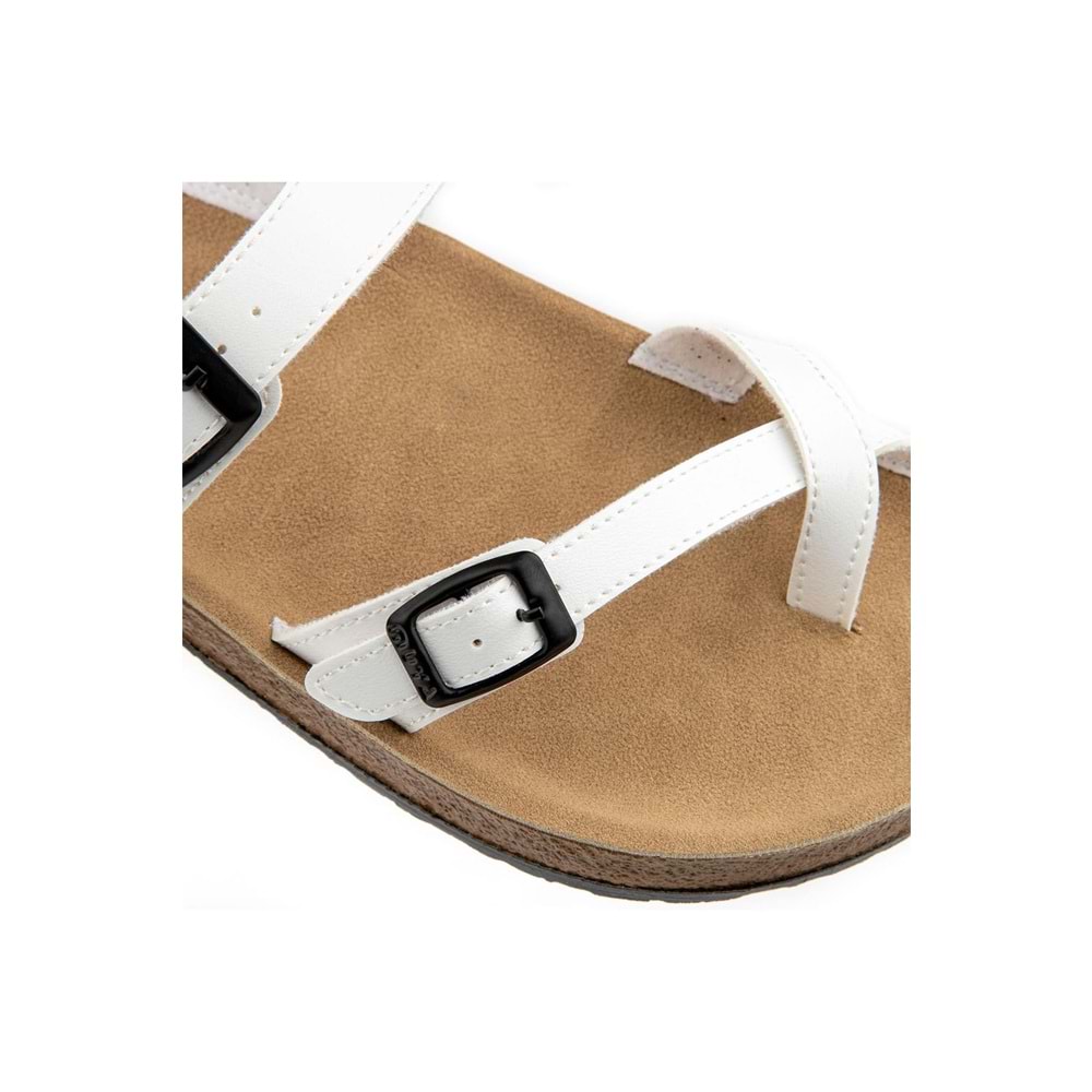 Muya Anny Anatomik Taban Kadın Terlik - Beyaz - 36