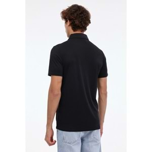 LUMBERJACK ML ANTVAN 12SC12 4FX ERKEK KISA KOL TİŞÖRT - SİYAH - M