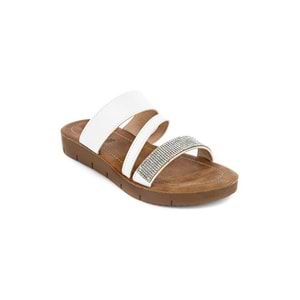 Muya Abudance Anatomik Taban Kadın Terlik - Beyaz - 36