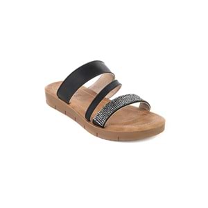 Muya Abudance Anatomik Taban Kadın Terlik - Siyah - 36