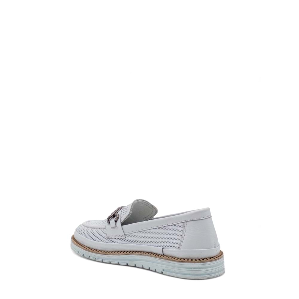 VOYAGER 9771 KADIN DERİ AYAKKABI - BEYAZ - 38